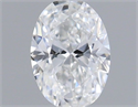 Natural Diamond 0.18 Carats, Oval with  Cut, E Color, VS2 Clarity and Certified by GIA