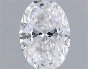 Picture of Natural Diamond 0.18 Carats, Oval with  Cut, E Color, VS2 Clarity and Certified by GIA