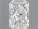 Natural Diamond 0.40 Carats, Radiant with  Cut, F Color, VVS1 Clarity and Certified by GIA