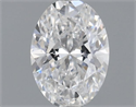 Diamante Natural 0.18 quilates, Ovalado , Color F, claridad VS2 y certificado GIA