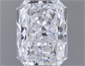 Natural Diamond 0.50 Carats, Radiant with  Cut, D Color, SI1 Clarity and Certified by GIA
