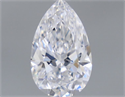 Diamante Natural 0.41 quilates, De pera , Color D, claridad VS1 y certificado GIA