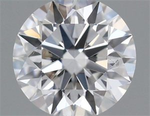 Picture of Natural Diamond 0.40 Carats, Round with Excellent Cut, F Color, SI1 Clarity and Certified by GIA