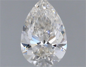 Picture of Natural Diamond 0.43 Carats, Pear with  Cut, H Color, VS2 Clarity and Certified by GIA