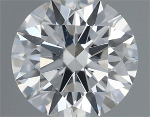 Picture of Natural Diamond 0.50 Carats, Round with Excellent Cut, H Color, SI1 Clarity and Certified by GIA