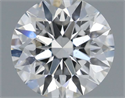 Natural Diamond 0.51 Carats, Round with Excellent Cut, H Color, SI1 Clarity and Certified by GIA