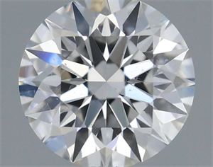 Picture of Natural Diamond 0.51 Carats, Round with Excellent Cut, H Color, SI1 Clarity and Certified by GIA