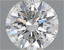 Natural Diamond 0.50 Carats, Round with Excellent Cut, H Color, SI1 Clarity and Certified by GIA