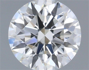 Picture of Natural Diamond 0.51 Carats, Round with Excellent Cut, I Color, VS1 Clarity and Certified by GIA