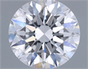 Natural Diamond 0.46 Carats, Round with Excellent Cut, D Color, SI1 Clarity and Certified by GIA