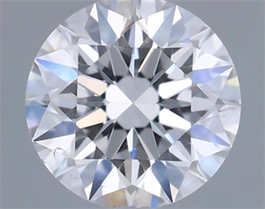 Picture of Natural Diamond 0.46 Carats, Round with Excellent Cut, D Color, SI1 Clarity and Certified by GIA