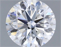 Natural Diamond 0.40 Carats, Round with Very Good Cut, F Color, VVS1 Clarity and Certified by GIA