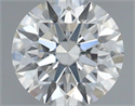 Natural Diamond 0.45 Carats, Round with Excellent Cut, H Color, IF Clarity and Certified by GIA