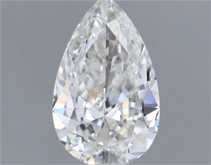 Picture of Natural Diamond 0.50 Carats, Pear with  Cut, F Color, VVS1 Clarity and Certified by GIA