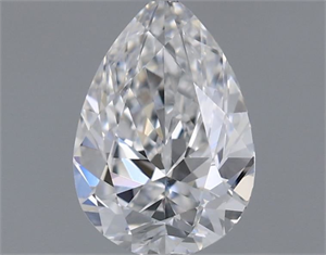 Picture of Natural Diamond 0.50 Carats, Pear with  Cut, D Color, VS2 Clarity and Certified by GIA