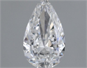 Natural Diamond 0.30 Carats, Pear with  Cut, E Color, VVS1 Clarity and Certified by GIA