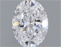 Natural Diamond 0.51 Carats, Oval with  Cut, D Color, VS2 Clarity and Certified by GIA