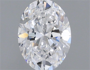 Picture of Natural Diamond 0.51 Carats, Oval with  Cut, D Color, VS2 Clarity and Certified by GIA