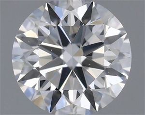 Foto Diamante Natural 0.41 quilates, Redondo , Color D, claridad VS2 y certificado GIA de