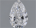 Diamante Natural 0.41 quilates, De pera , Color D, claridad VS1 y certificado GIA