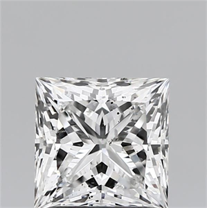 Picture of Natural Diamond 1.51 Carats, Princess with  Cut, G Color, SI2 Clarity and Certified by GIA