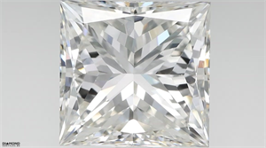Foto Diamante Natural 1.96 quilates, Princesa , Color F, claridad VS1 y certificado IGI de