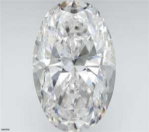 Picture of Natural Diamond 5.02 Carats, Oval with  Cut, E Color, VS2 Clarity and Certified by GIA