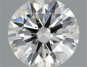 Picture of Natural Diamond 0.76 Carats, Round with Excellent Cut, H Color, SI1 Clarity and Certified by IGI