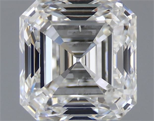 Picture of Natural Diamond 1.03 Carats, Asscher with  Cut, H Color, SI2 Clarity and Certified by GIA