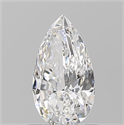 Diamante Natural 0.90 quilates, De pera , Color E, claridad VVS1 y certificado GIA