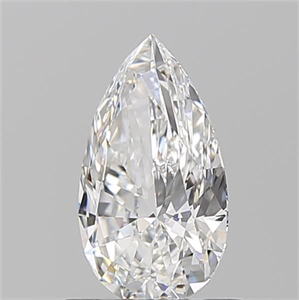 Foto Diamante Natural 0.90 quilates, De pera , Color E, claridad VVS1 y certificado GIA de