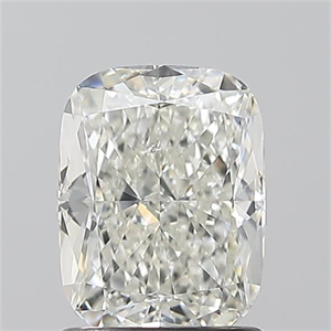 Picture of Natural Diamond 1.52 Carats, Cushion with  Cut, I Color, SI1 Clarity and Certified by GIA