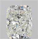 Natural Diamond 1.70 Carats, Cushion with  Cut, I Color, SI1 Clarity and Certified by GIA