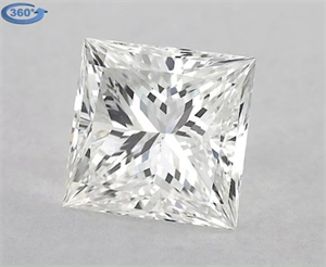 Picture of Natural Diamond 2.00 Carats, Princess with  Cut, I Color, VS1 Clarity and Certified by GIA