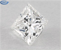 Natural Diamond 1.50 Carats, Princess with  Cut, G Color, VS2 Clarity and Certified by GIA