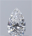 Diamante Natural 0.32 quilates, De pera , Color D, claridad VS2 y certificado GIA