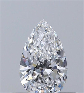 Foto Diamante Natural 0.32 quilates, De pera , Color D, claridad VS2 y certificado GIA de
