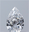 Diamante Natural 0.35 quilates, De pera , Color D, claridad VS1 y certificado GIA
