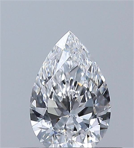 Foto Diamante Natural 0.35 quilates, De pera , Color D, claridad VS1 y certificado GIA de