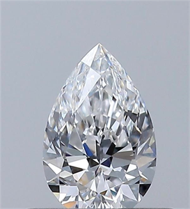 Picture of Natural Diamond 0.38 Carats, Pear with  Cut, E Color, VS2 Clarity and Certified by GIA