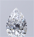 Natural Diamond 0.31 Carats, Pear with  Cut, D Color, VS1 Clarity and Certified by GIA