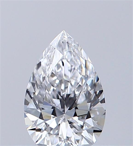 Picture of Natural Diamond 0.31 Carats, Pear with  Cut, D Color, VS1 Clarity and Certified by GIA