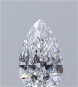 Natural Diamond 0.31 Carats, Pear with  Cut, D Color, VS1 Clarity and Certified by GIA