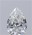 Diamante Natural 0.30 quilates, De pera , Color E, claridad VVS2 y certificado GIA