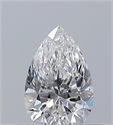 Natural Diamond 0.31 Carats, Pear with  Cut, E Color, VS2 Clarity and Certified by GIA