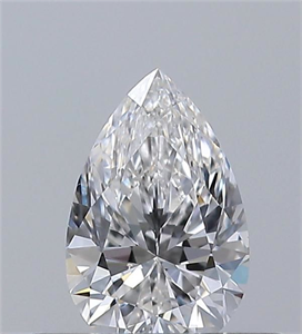 Picture of Natural Diamond 0.31 Carats, Pear with  Cut, E Color, VS2 Clarity and Certified by GIA