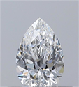 Natural Diamond 0.30 Carats, Pear with  Cut, E Color, VS1 Clarity and Certified by GIA