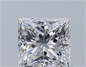 Diamante Natural 0.50 quilates, Princesa , Color D, claridad VS1 y certificado GIA