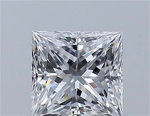 Foto Diamante Natural 0.50 quilates, Princesa , Color D, claridad VS1 y certificado GIA de
