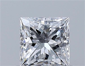 Foto Diamante Natural 0.50 quilates, Princesa , Color D, claridad VS2 y certificado GIA de